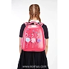 Ранец Basic Flamingo,2 отд., эргоном. спинка, экокожа, светящ.кант