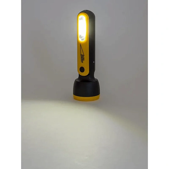 Фонарь ручной ЯРКИЙ ЛУЧ LA-110 Комбо +COB акк. встр.ЗУ