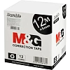 Корректирующая лента M&G 5ммx12м,корп из полистирола,цв в асс,блистACT76371