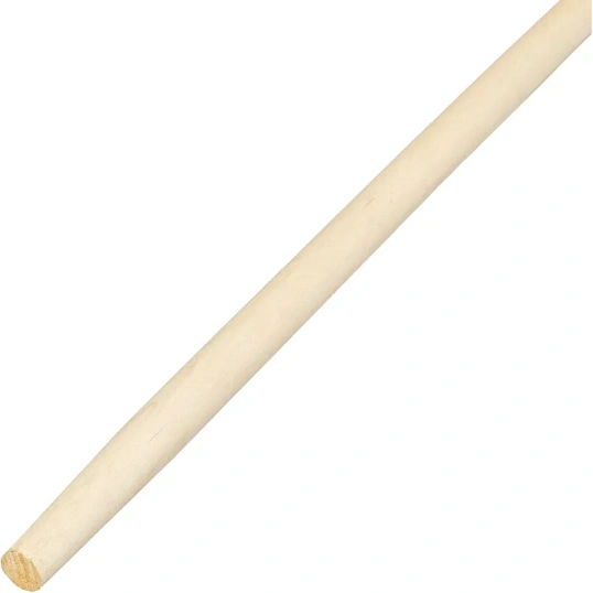 Черенок для инвентаря деревянный d25 мм 120 см 2 сорт шлифованный 68443