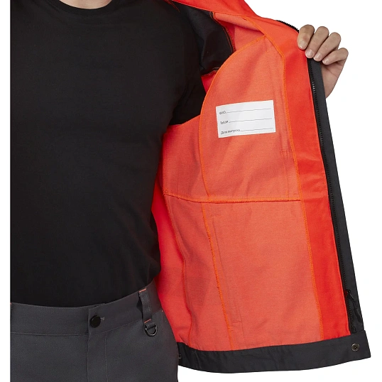 Куртка летняя мужская Равелин красн./графит (р.60-62) 194-200