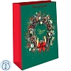 Пакет подарочный НГ АВ 26х32х12см, 0193.645к