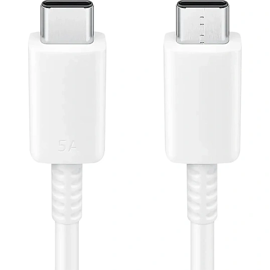 Кабель Samsung USB-C - USB-C 1m 5A EP-DN975 Белый (EP-DN975BWEGWW)