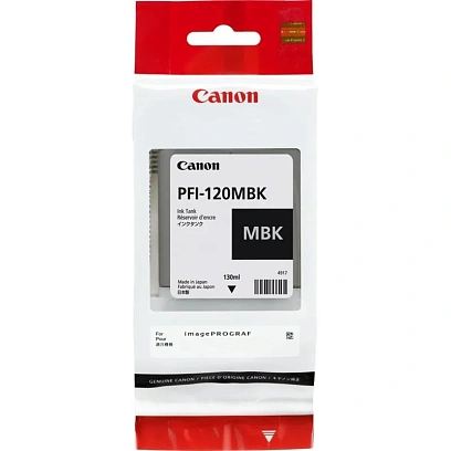 Картридж струйный Canon PFI-120 (2884C001) мат.чер. (130мл) для TM-200/205