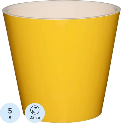 Горшок для цветов London 230 мм, 5л Спелая груша и морозная слива ING6206СГ