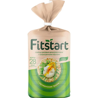 Хлебцы Fitstart Прованские травы рисовые 90г