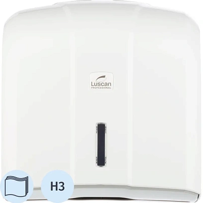 Диспенсер для полотенец лист Luscan Professional Vсложбелый