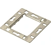 Модуль LANMASTER LAN-FRS45x45/1-WH рамка 1-постовая 45х45, с суппортом, бел