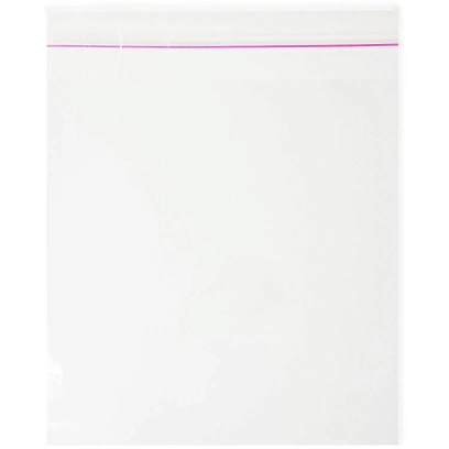 Пакет БОПП 200х200мм+40 клапан со скотчем 25мкм с перфорацией 100шт/уп