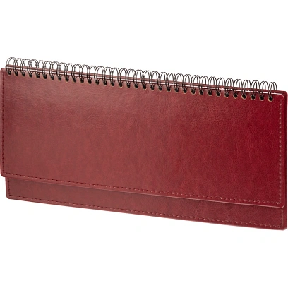 Планинг датированный 2026, бордо, 303х150 мм, 120стр, АТТАСНЕ Agenda