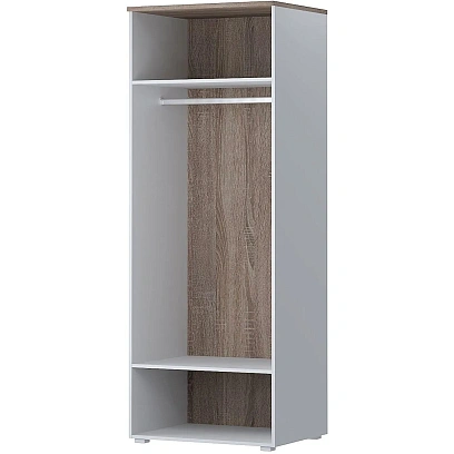 Корпус гардероба Комус Мебель К-Loft 241H002 786х616х2106 сонома темн/белый