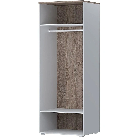 Корпус гардероба Комус Мебель К-Loft 241H002 786х616х2106 сонома темн/белый