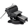 Тиски слесарные 100мм, поворотные, с наковальней KRANZ KR-12-5101