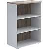 Стеллаж Комус Мебель К-Loft 241H011 786х420х1080 дуб сонома темн/белый