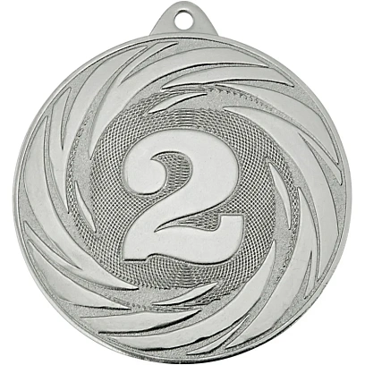 Медаль 2 место 70 мм серебро DC#MK311b-S