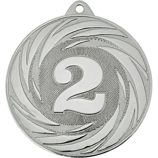 Медаль 2 место 70 мм серебро DC#MK311b-S