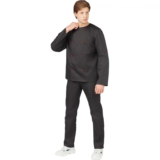 Китель Повара у23-КУ черный (р.48-50) р.170-176