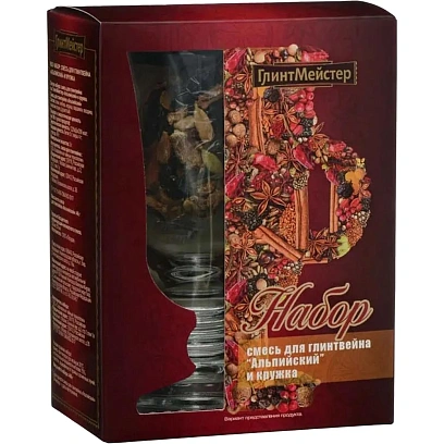 Набор ГлинтМейстер Альпийский смесь для глинтвейна с кружкой, 44г
