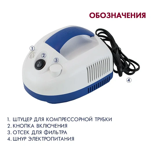Ингалятор компрессорный компактный AMRUS AMNB-501