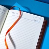 Ежедневник недатированный Attache СОФТ ТАЧ А5 136л иск.кож оранж(оран срез)