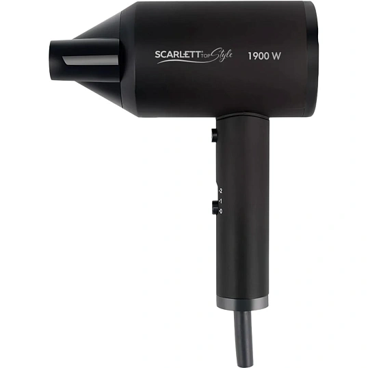 Фен SCARLETT SC-HD70I37, 1900Вт, черный
