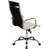 Кресло ЮШД Комус Мебель Easy Chair 711 экокожа, бежевый, хром