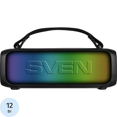 Акустическая система Sven PS-235, 2x6 Вт, TWS, Bluetooth, FM, USB