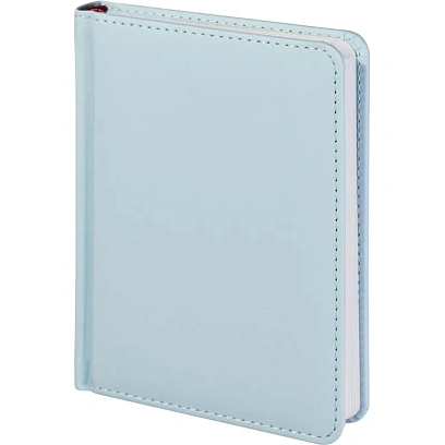 Ежедневник недатированный А6+ VELVET (ЗЕФИРНЫЙ ГОЛУБОЙ) 3-495/35
