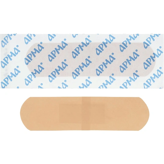 Лейкопластырь бакт 19х72мм полимер телесн, АРМА 20 наб/уп (20 наб по 20 шт)
