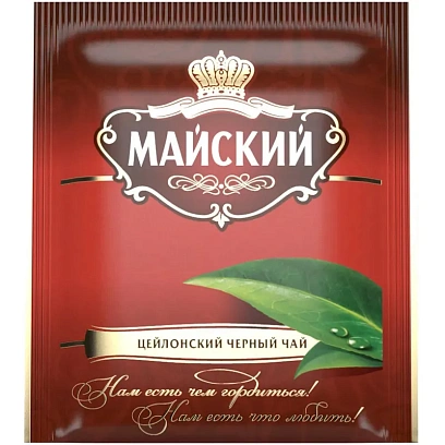 Чай Майский черный 2гx200 сашет 14286