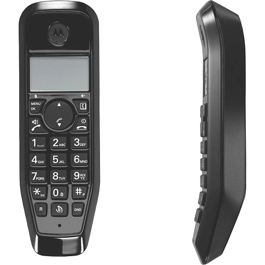 Радиотелефон MOTOROLA S1202 2 трубки набор черный/белый