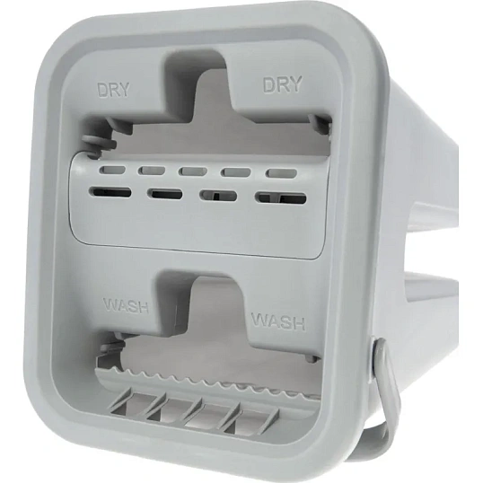 Комплект для уборки швабра плокая с ведром для отжима Compact 2, Home Queen