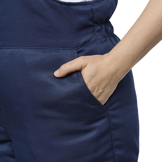 Полукомбинезон рабочий зимний жен з32-ПК син смес 48-50 170-176(Арсенал-СП)