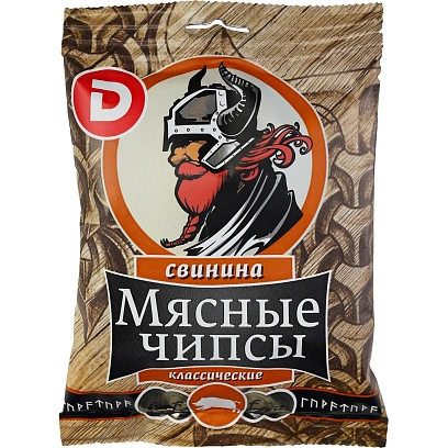 Снеки мясные классические из свинины с/в, 25г