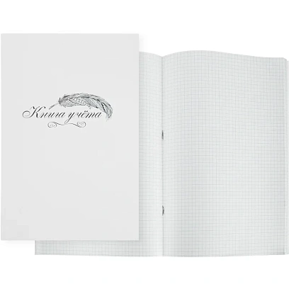 Книга учета Выбор есть А4 96л клетка блок типограф обл. картон