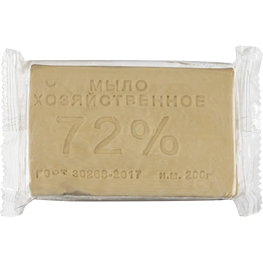 Мыло хозяйственное 72% 200 гр флоу-пак