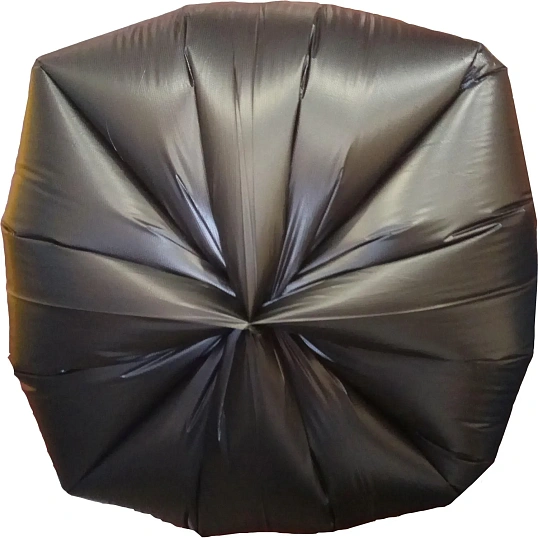 Мешки для мусора ПНД Эконом 120л 14мкм 10шт/рул черные 70х110см