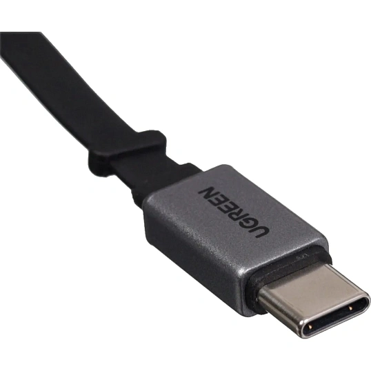 Зарядное устройство UGREEN X614(65822),выдв каб,45W GaN,USB-C&A,сер косм