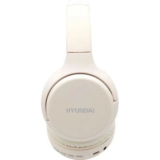 Наушники Hyundai H-HP101 белый, накладные, bluetooth