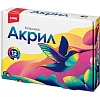 Краски акриловые КЛАССИКА, 12 цв. по 15 мл Акрк-006 набор