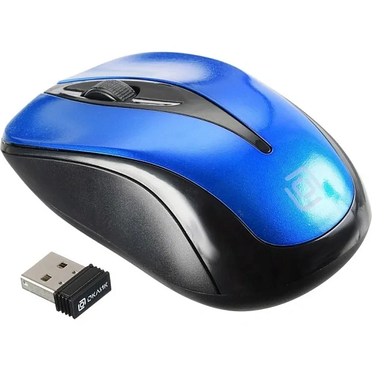 Мышь компьютерная Oklick 675MW ч/с оптич (800dpi) беспроводная USB (2but)
