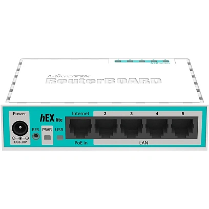 Маршрутизатор Mikrotik hEX lite RB750R2