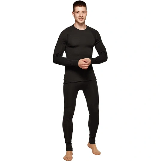 Термофутболка с дл. рукавом муж. чер. Activ-25 р-р 54