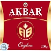 Чай Akbar Ceylon черный, 100 пакx2гр/уп