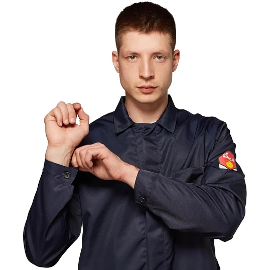 Халат защитный муж. КЩС (лавсан) (р.44-46) 170-176