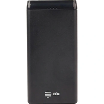 Внешний аккумулятор Cactus CS-PBFSFT-10000 10000mAh 2.1A 2xUSB черный