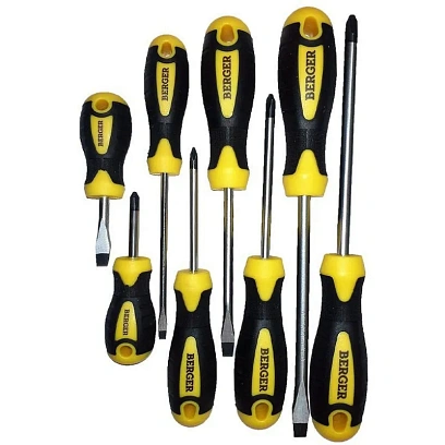 Набор отверток 8 предметов BERGER BG1062