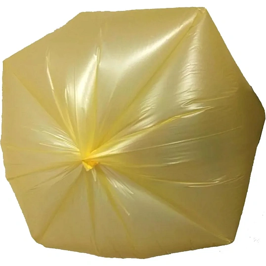 Мешки для мусора ПНД 35л 8мкм 30шт/рул желтый 48х58см Luscan