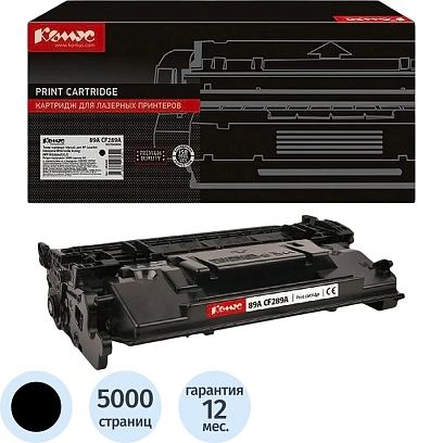 Тонер-картридж Комус 89A CF289A чер. для HP LJ M507/MFP M528