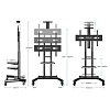 Стойка мобильная Onkron TS1881 чёрная